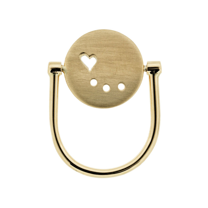 Heart & Dots 14K Gold Ring