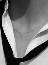 Diamond Cross 0.05 14K Gold Necklace w. Diamonds