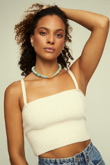 Collar Pebbles 18K Gold Plated Necklace w. Amazonite