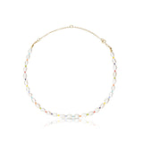 Collar Macarella 18K Gold Plated Necklace w. Pearls