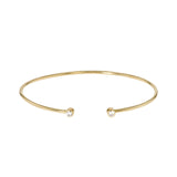 Lovely Sophie Åbent 14K Guld Armbånd m. Diamanter
