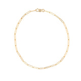 Klassisk anker rektangulær 18K Guld Armbånd