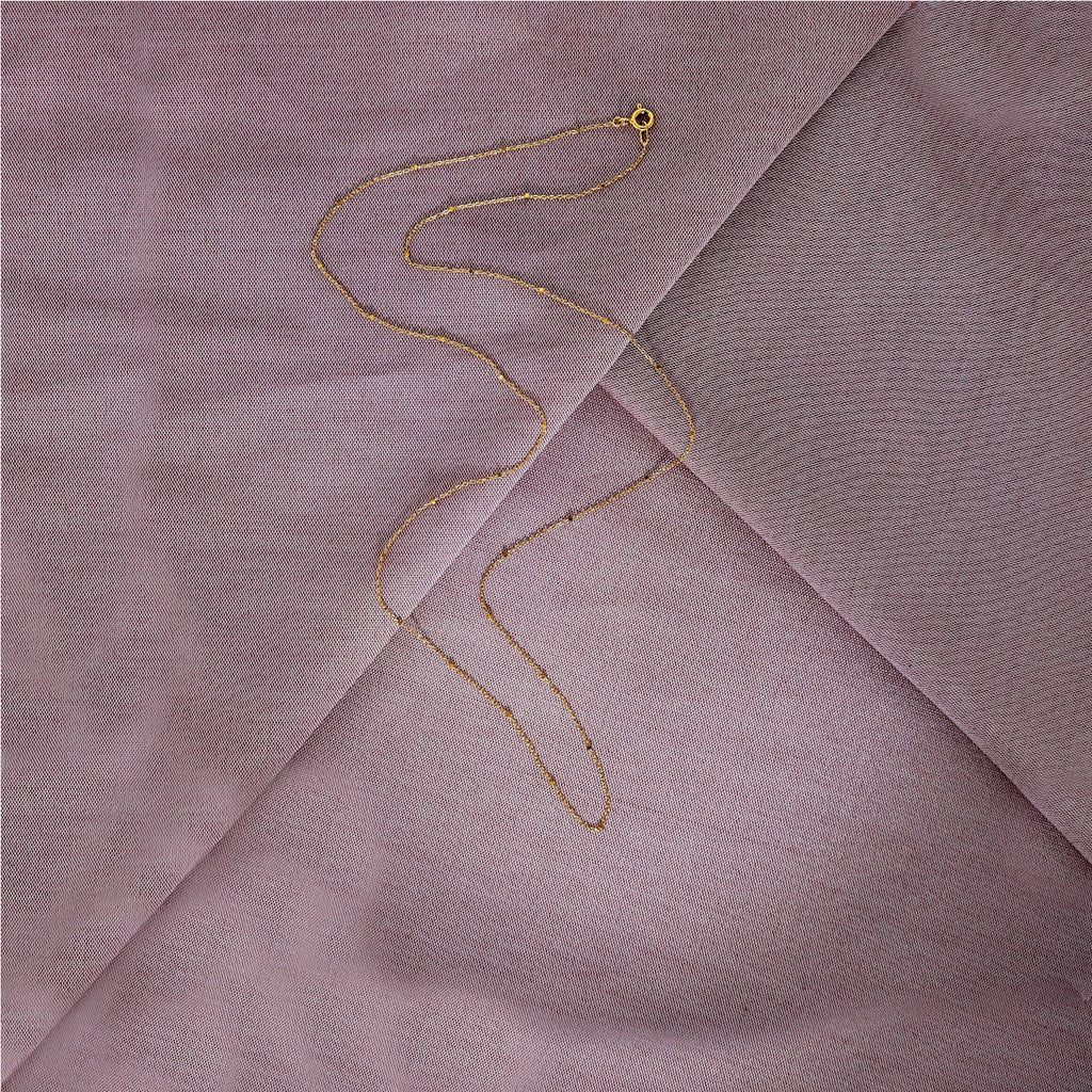 Saturn chain 18K Gold Necklace