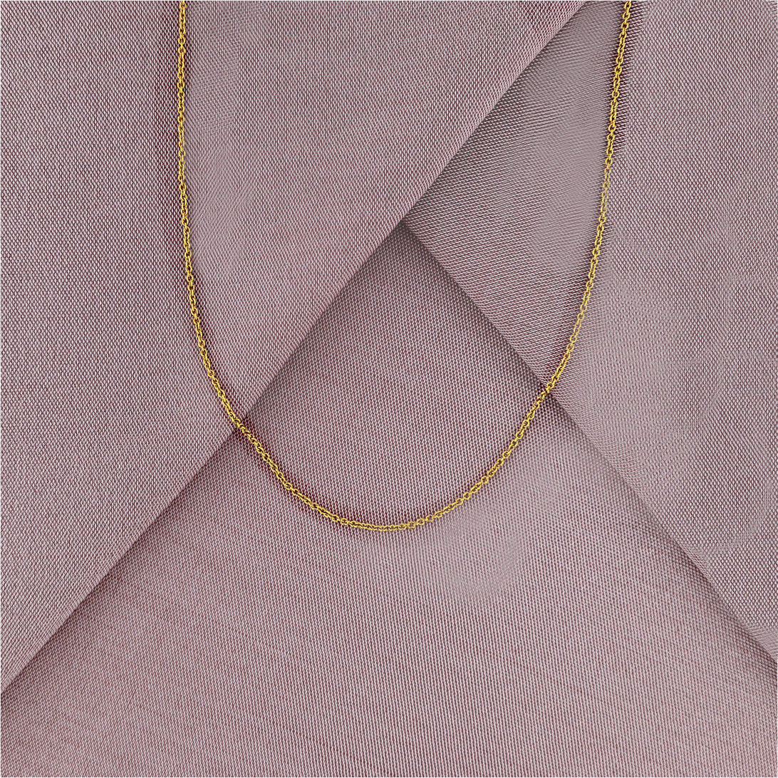 Anchor chain 14K Gold Necklace