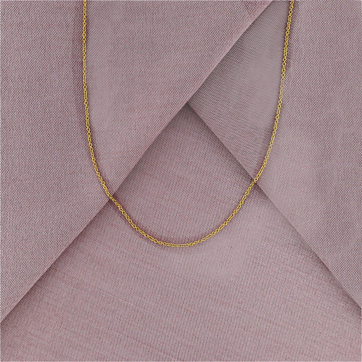 Anchor chain 14K Gold Necklace