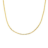 Corn chain 18K Gold Necklace