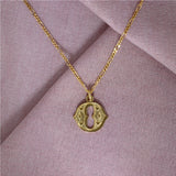 Circus Letter O Gold Plated Necklace