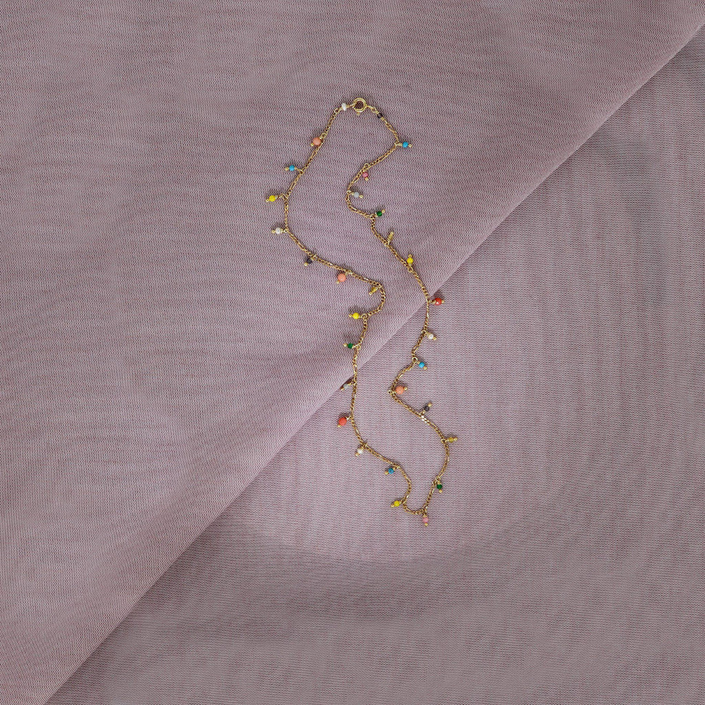 Boheme multicolour Gold Plated Necklace