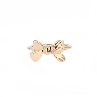 Lady Bow Goldring 14K