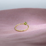 Miss Martha 14K Gold Ring w. Tsavorite