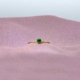 Miss Martha 14K Gold Ring w. Tsavorite