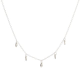 Droplets Silver Necklace