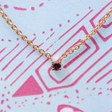 Essential Joy 18K Rosaguld Halskæde m. Safir