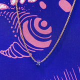 Essential Joy 18K Rosaguld Halskæde m. Safir