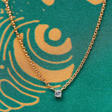 Essential Joy 18K Rosaguld Halskæde m. Safir