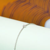 Essential Bracelet Treat White gold 18K Whitegold Bracelet w. Sapphires