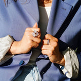 Candy Eternity Rosa 18K Rosaguld Ring m. Safirer