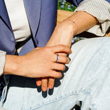 Candy Eternity Hvid 18K Hvidguld Ring m. Safirer