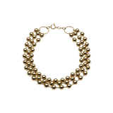 Champagne Triple Choker Forgyldte