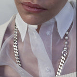 Unisex Necklace Silver