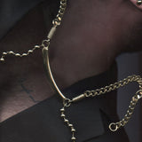 Unisex Choker Forgyldt