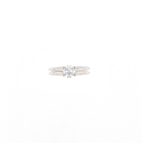 Miss Tea 14K Whitegold Ring w. Diamond