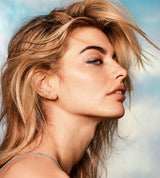 Snakes 18K Gold Earring w. Diamonds