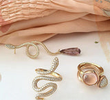 Snakes Pavé Ohrring aus 18K Gold I Diamanten