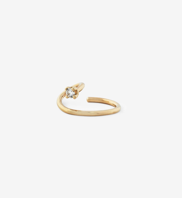 Floating Diamond Earcuff 0.05