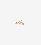 Trio Diamond Stud 0.09 - Single