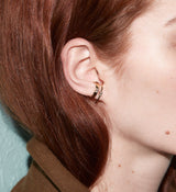 Emerald-Cut Diamond Earcuff 0.10