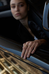 Black Diamond Ring 0.08 in 14K Gold