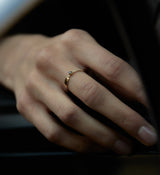 Black Diamond Ring 0.08 in 14K Gold