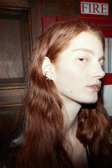 Emerald-Cut Diamond Spiral Earring 0.15 - Single