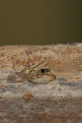 Diamond Spiral Ring 0.15