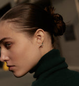 Horizontal Smaragd Spiral Ørering 0.05 - Single