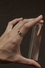 Double Diamond Ring 0.12