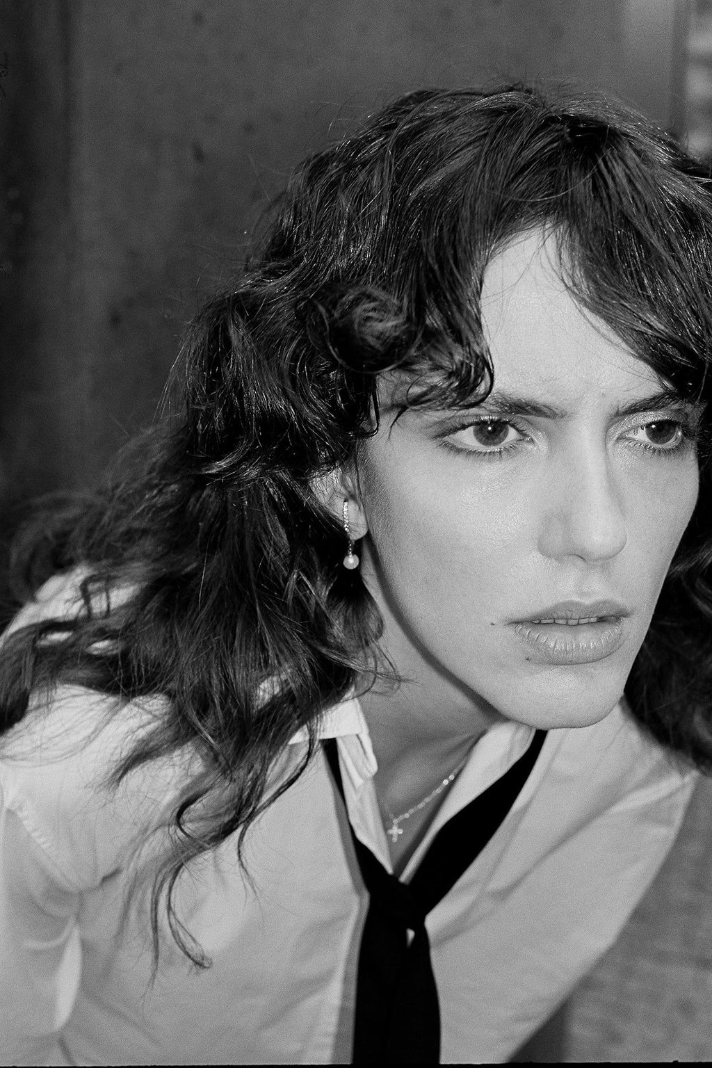 Pearl Drop Diamond Earring 06 - Single