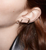 Pear Diamond Spiral Earring 0.07 - Single