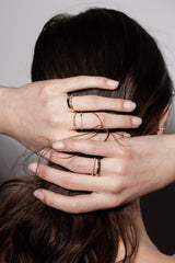 Trio Diamantring 0.09 Kt.