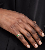 Floating Emerald Ring 0.05