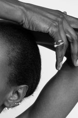 Double Diamond Pearl Stud 04 - Single