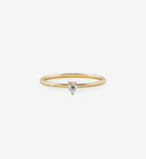 Pear Diamond Ring 0.08