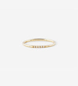 Diamond Line Ring 0.025 in 14K Gold