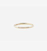 Diamond Line Ring 0.04