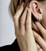 Diamond Line Ring 0.025 in 14K Gold