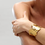 The Oceanus Gold Plated Bangle