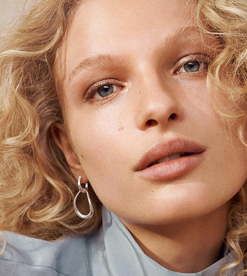 Offspring Interlocked Silver Earrings