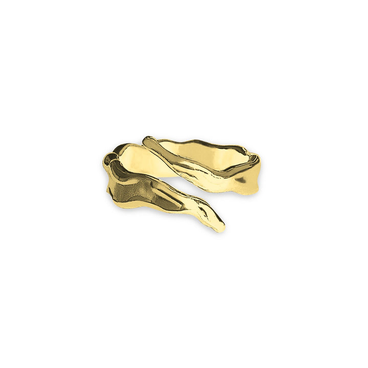 Organic Helix Forgyldt Ring