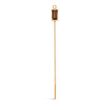 Nord Purity 18K Gold Long Pendant w. Quartz & Diamond